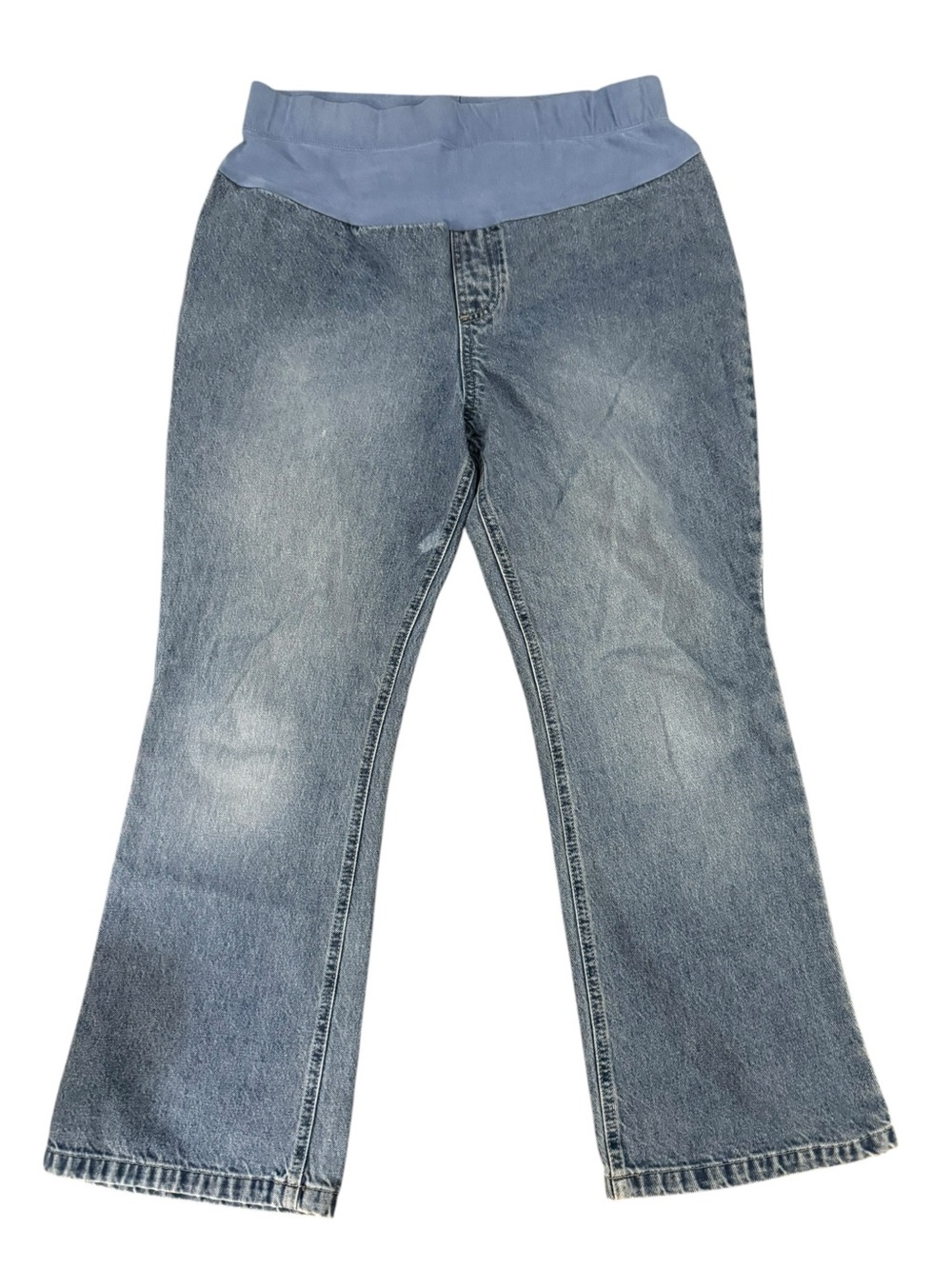 Motherhood Maternity Bootcut Stretch Jeans Blue Pull On Denim Women’s Large
